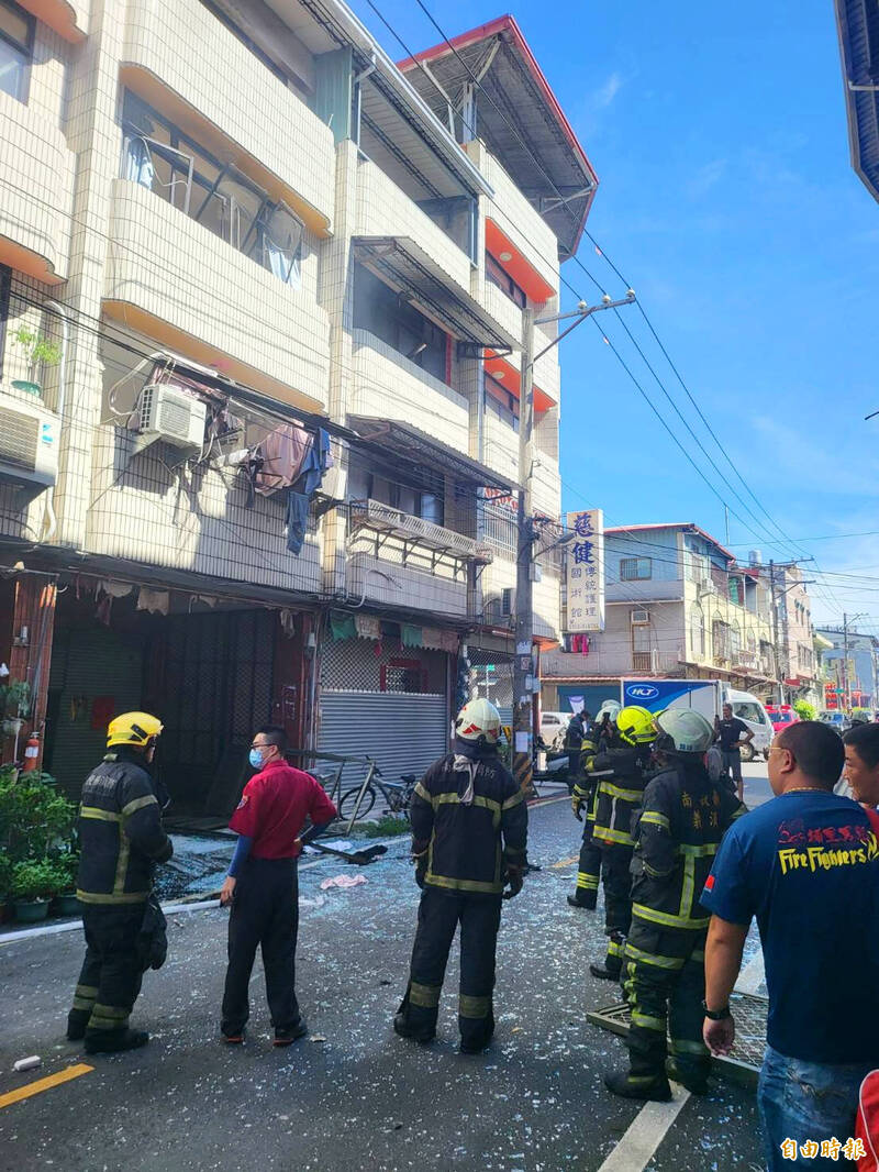 上月8日埔里民宅發生瓦斯氣爆，屋內的魏姓男子有70%的燒燙傷。（資料照）