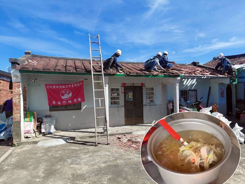 台南災區重建第9家 低收戶阿嬤堅持煮海鮮粥感謝「好德做工行善團」