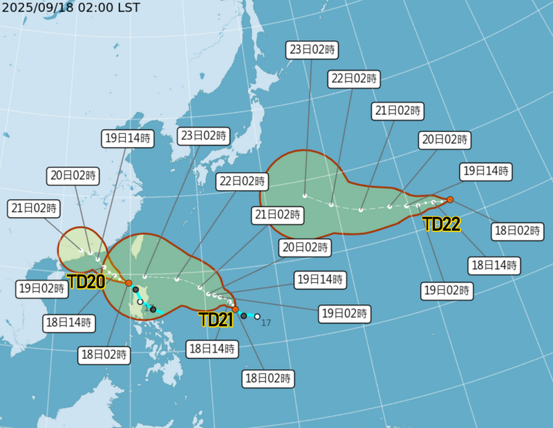 雙颱將生成 吳德榮：樺加沙可達中颱、防強風豪雨威脅