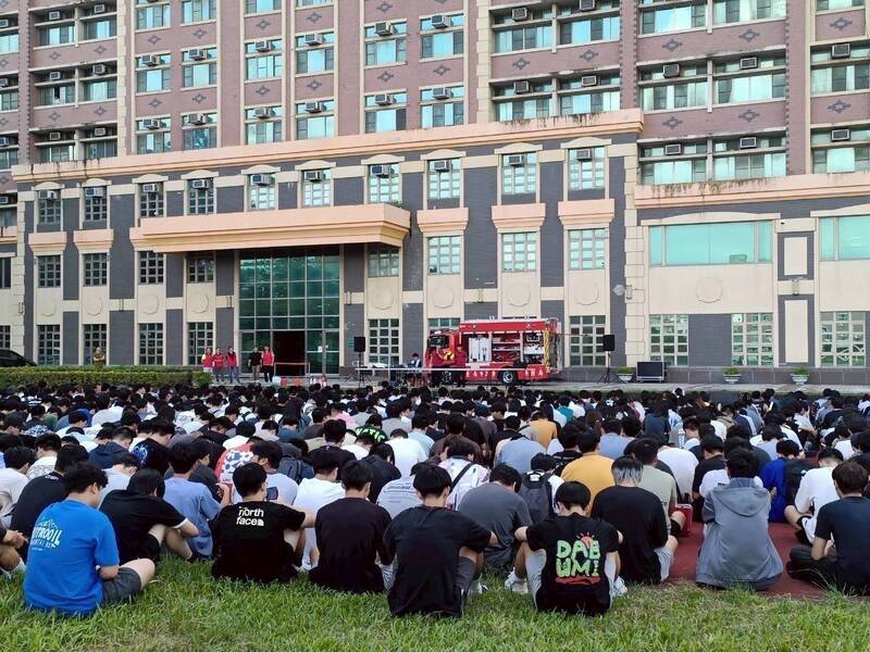 國家防災日  台南鹽行消防分隊強化大學校園避難能力