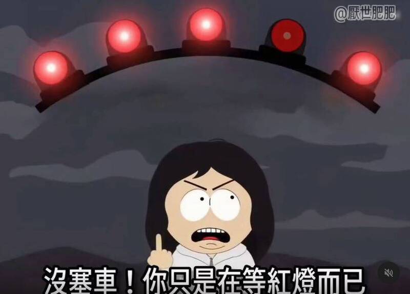 網紅「肥肥躁鬱的人生」PO出一段諷刺、打臉徐巧芯言論影片，引發網友熱議。（圖擷取自 Threads ）