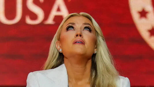 柯克遺孀艾瑞卡淚灑追思會，宣布原諒殺夫兇手。（路透）