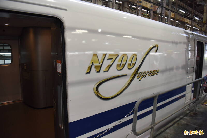 目前日本JR東海營運的最先進列車N700S，未來將進入台灣成為高鐵新世代列車。（記者吳亮儀攝）