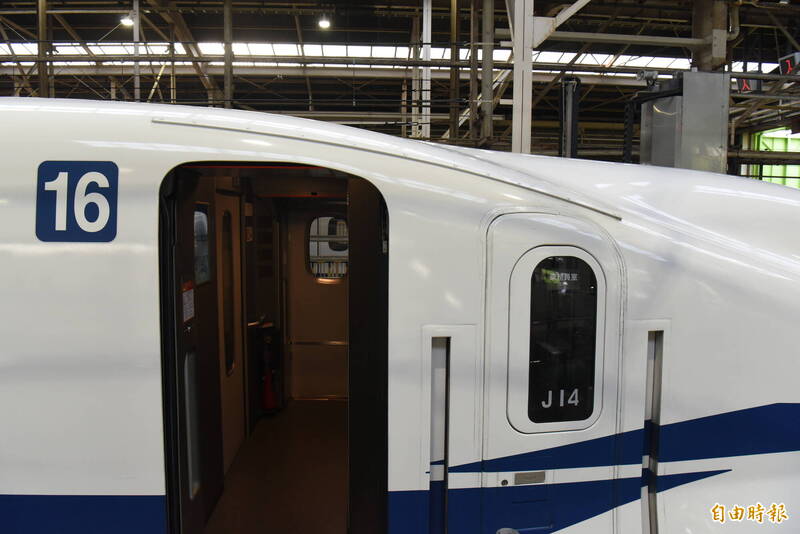 N700S列車頭。（記者吳亮儀攝）