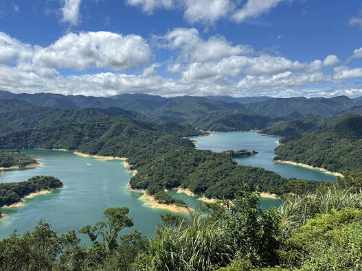 樺加沙強颱外圍環流影響，3天在翡翠水庫集水區降下6300萬噸雨水。（圖由翡翠水庫管理局提供）