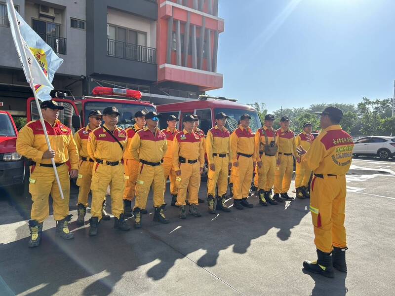花蓮光復鄉重災 台南特搜隊奔赴支援救災 估下午3時抵災區