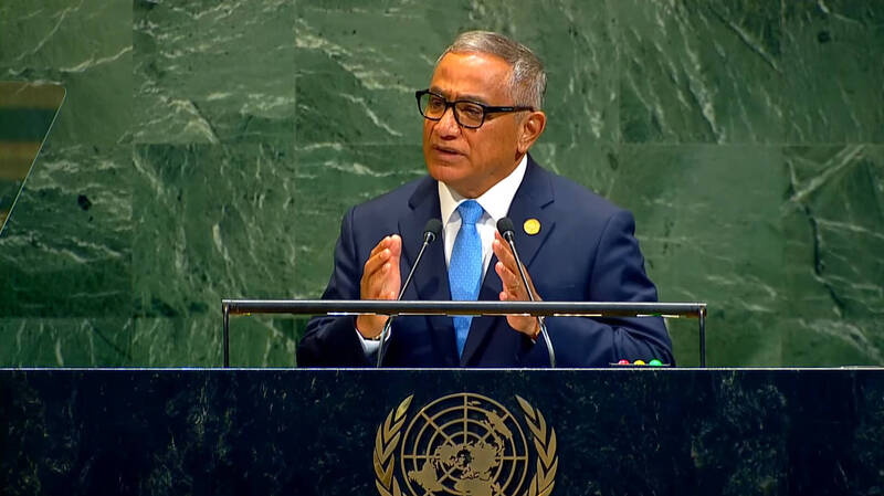 貝里斯3友邦接力挺台 「聯合國不應遺漏任何人」