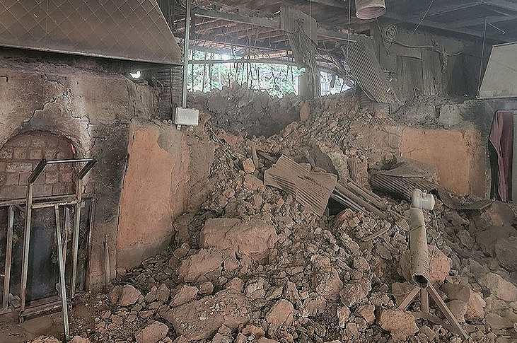 南韓京畿道楊州市汗蒸幕發生爆炸，造成3人重傷、25人輕傷。（圖擷自京畿道北部消防災難本部）