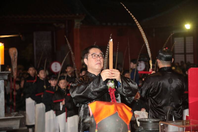 六佾舞、拔智慧毛 台南秋季祭孔大典循古禮登場 - 生活 - 自由時報電子報