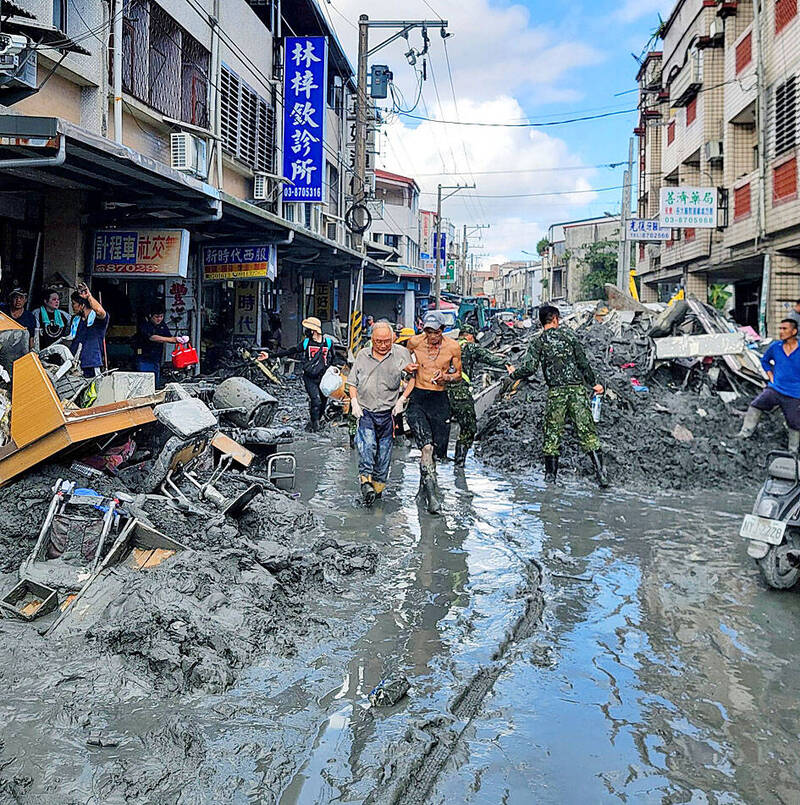 《TAIPEI TIMES》 Government to restore flood-hit areas ‘within 14 days’