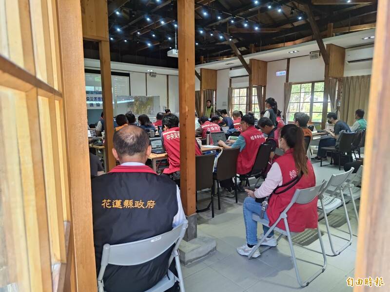 花蓮縣府官員終於來開會了！ 現身中央協調所聯合會議