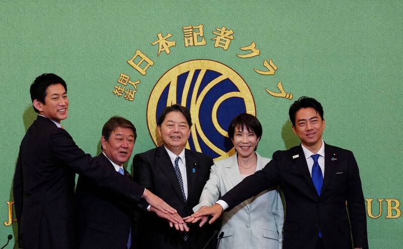 自民黨總裁候選人突遇英語口說考題 2人英語回答、3人日語回應