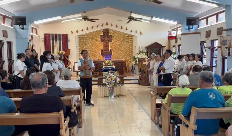 徐超斌今舉行告別式，總統賴清德贈送輓聯致意。（民眾提供）