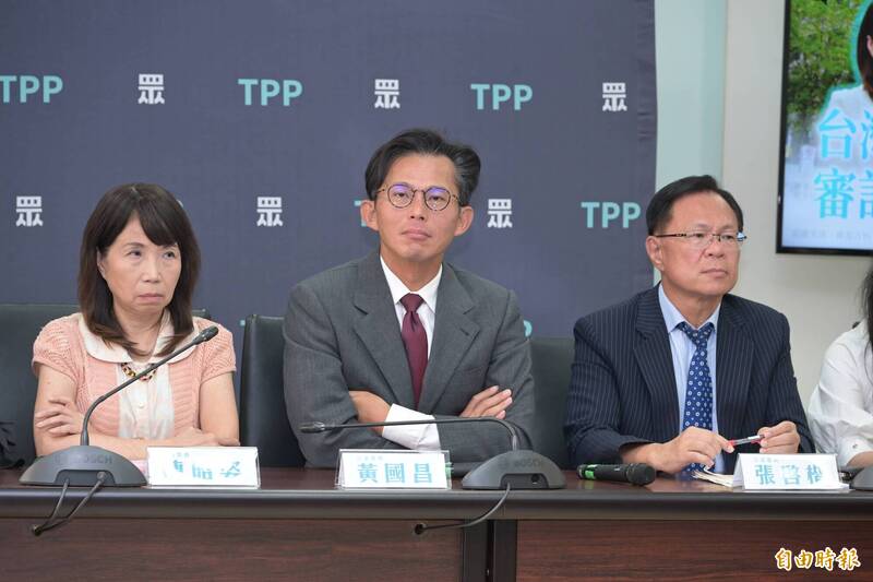 民眾黨主席黃國昌。（記者王藝菘攝）