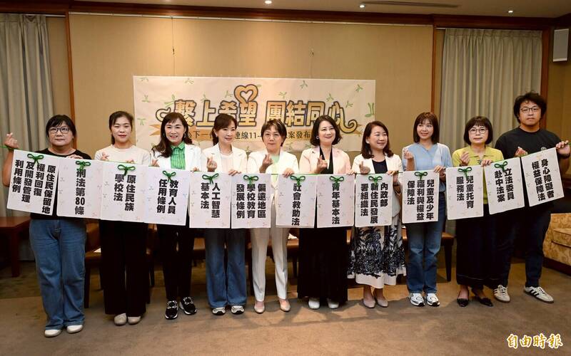 11綠委組「為下一代而戰國會連線」 新會期推13大優先法案