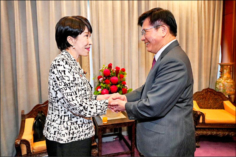 賴讚高市 「台灣堅定的友人」