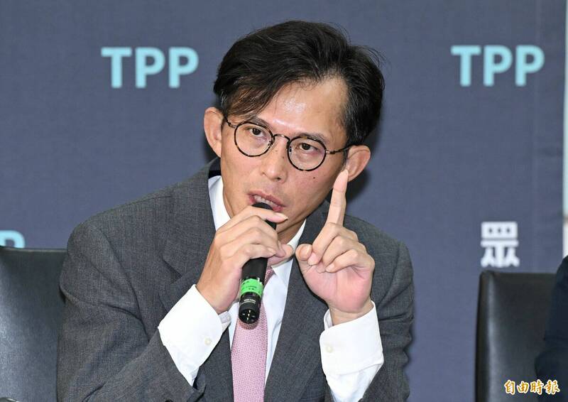 民眾黨主席黃國昌。（記者廖振輝攝）