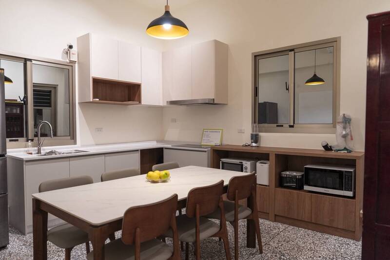 民宿廚房改造。（雲林縣府提供）