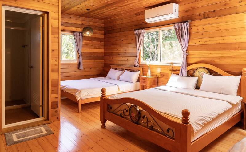 店家改造後的客房。（雲林縣府提供）