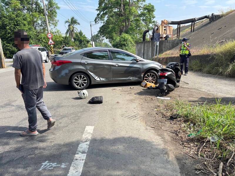 10月4日在麻豆麻豆堤防道路生重交通事故，26重士男送不治，有姓女子自肇事，未料，女丈夫姓男子6日向警方自首他才是肇事。（民提供）