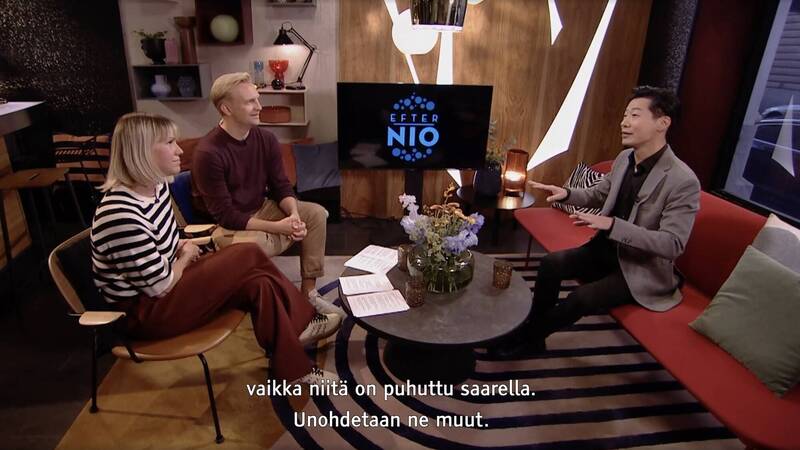 亞洲第一人！林昶佐登芬蘭旗艦級脫口秀節目 分享台灣的故事