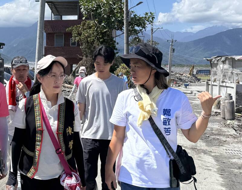 立院開議、協助災區，還要忙著獲取地方支持競選縣長，陳瑩表示，就是不希望台東變第二個花蓮。（擷取自陳瑩臉書）