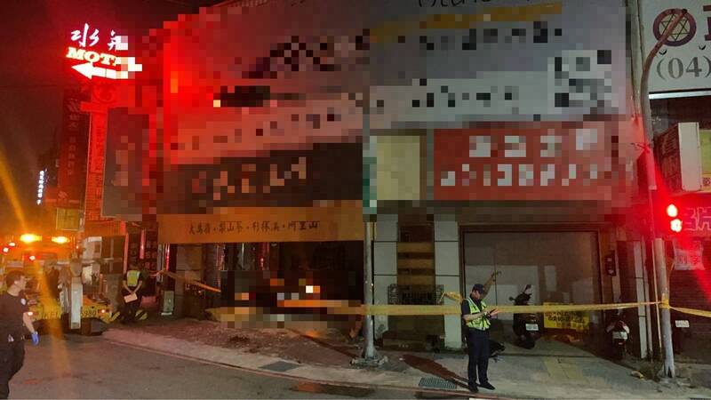 警方在現場拉起封鎖線。（民眾提供）