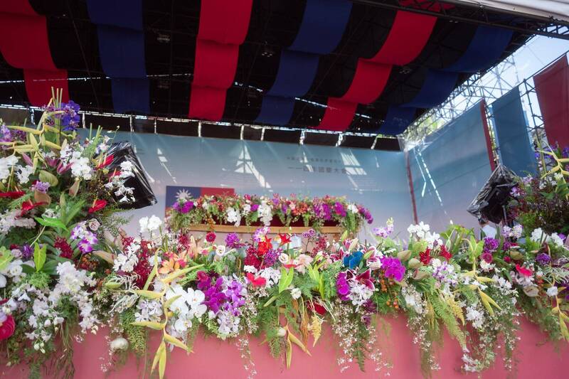 國慶舞台花海登場！4大意象「綻放台灣」之美