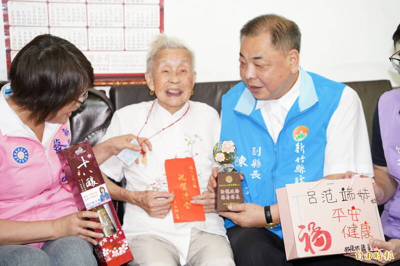 竹縣119位百歲人瑞 較去年增加16位、最高齡108歲