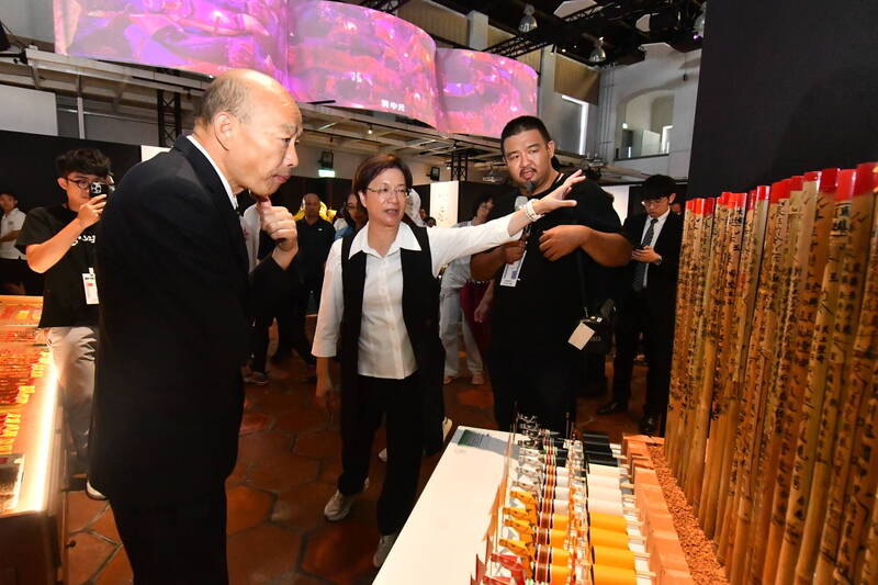 韓國瑜彰化參觀台灣設計展 又發10字金句讚展區內容