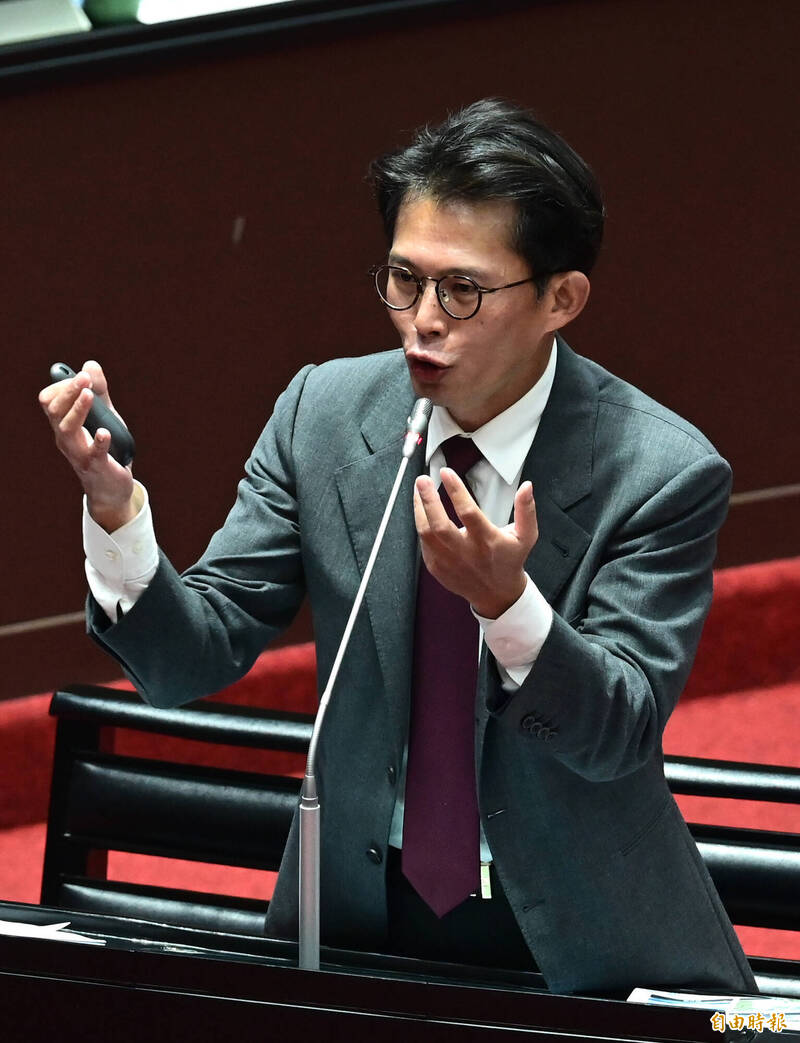 民眾黨立委黃國昌。（記者王藝菘攝）