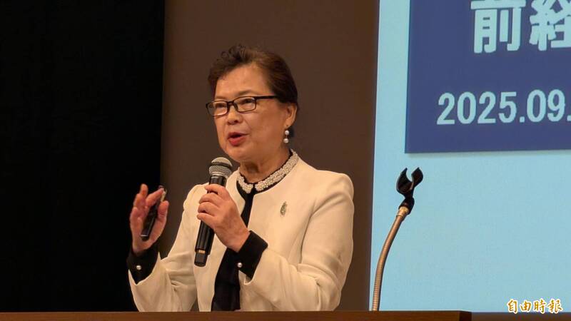 前经济部长王美花指出,台积电在美国扩厂,提供了日本先进材料与设备厂商崭新的机会。(记者林翠仪摄) 前经济部长王美花指出,台积电在美国扩厂,提供了日本先进材料与设备厂商崭新的机会。(记者林翠仪摄)