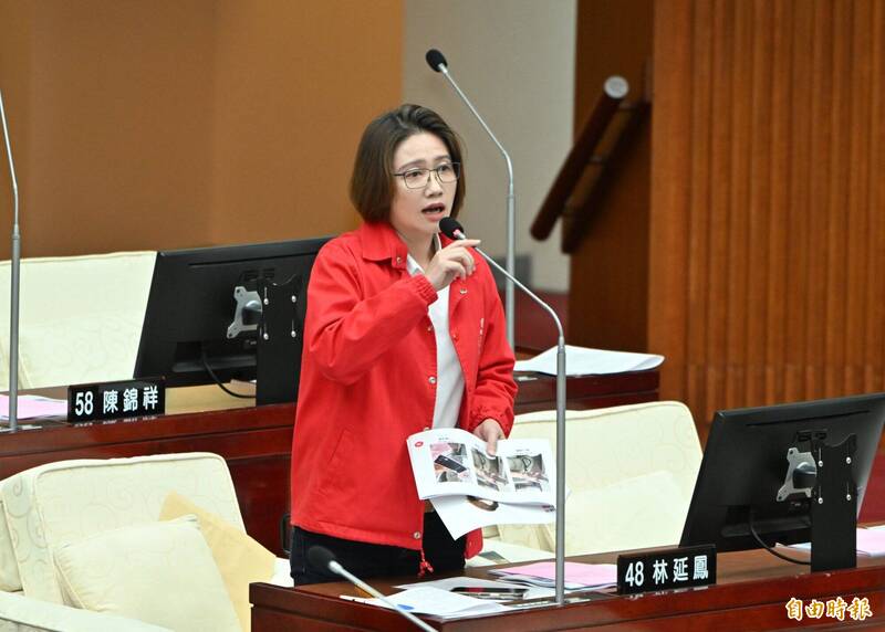 台北市议员林延凤。 台北市议员林延凤。
