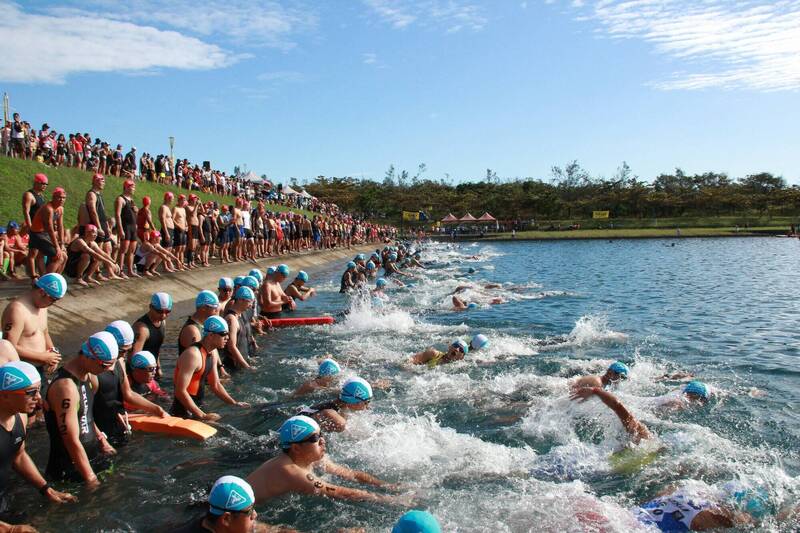 2025台東之美鐵人三項國際賽明天起一連兩天舉辦。（記者黃明堂翻攝）