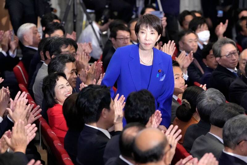 自民党总裁高市早苗。(彭博) 自民党总裁高市早苗。(彭博)