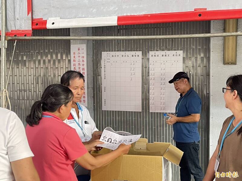 扯！郝龍斌陣營屏東高樹監票員「冒領選票代投」 當場被抓包