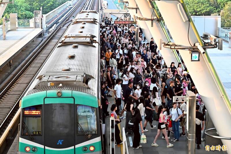 高雄捷運今年前八月客運收入逾14億元  年增23％