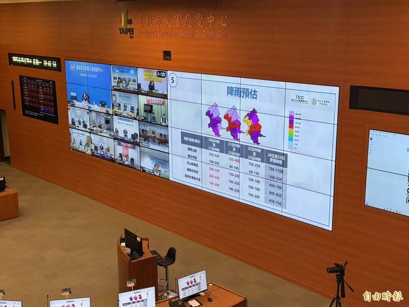 北市持續大雨 蔣萬安裁示加強整備應變