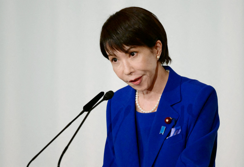 高市早苗将成日本史上首位女首相。(路透) 高市早苗将成日本史上首位女首相。(路透)