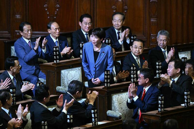 高市早苗當選  日本出現首位女首相
