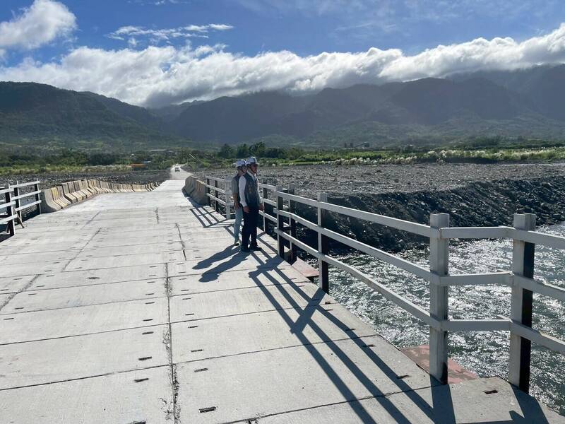 花蓮南區崙天便道恢復通車 明里便道11月底可通