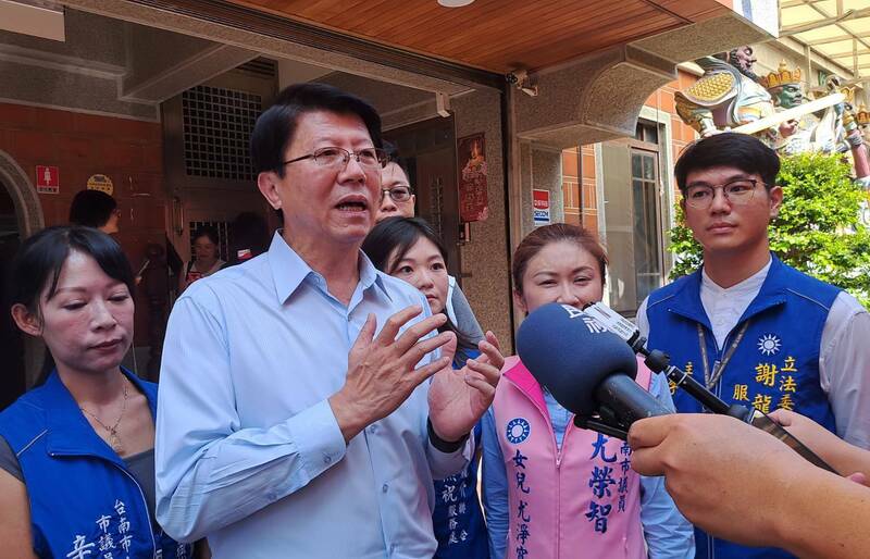 陳以信要選台南市長 謝龍介3點回應