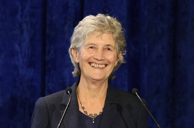 左翼独立派候选人康诺利(Catherine Connolly)赢得爱尔兰总统大选。(法新社) 左翼独立派候选人康诺利(Catherine Connolly)赢得爱尔兰总统大选。(法新社)