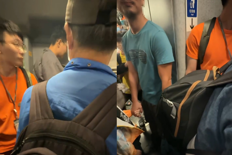 連假人潮擠爆高鐵 一票乘客「來不及下車」傻眼:太扯了!