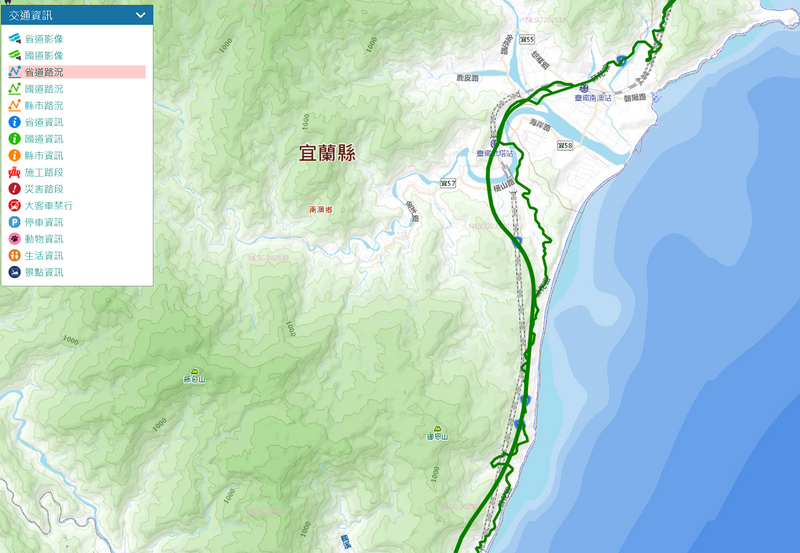 光復節連假收假日 蘇花路廊下午行車順暢