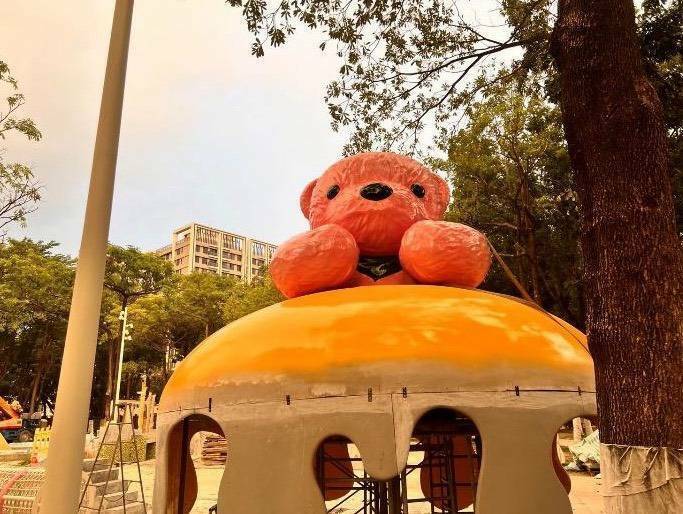 高雄「森林熊的家」曝光 新後勁公園最快12月底開張