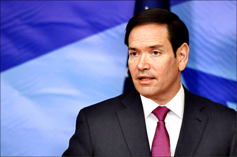 美國總統川普即將與中國國家主席習近平會晤，美國國務卿魯比歐表示，台灣不必擔心美國會以放棄支持台灣，做為與中國達成貿易協議的代價。（路透）