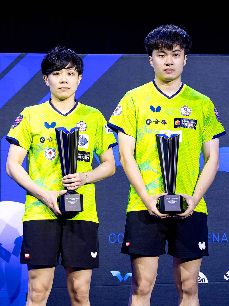 《TAIPEI TIMES》 Taiwan’s Lin Yun-ju and Cheng I-ching claim the mixed doubles title in London