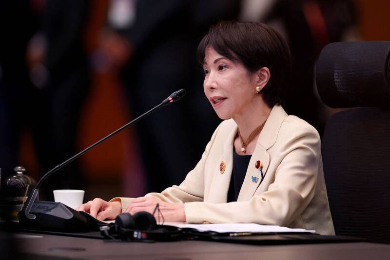 高市早苗關切台海和平 外交部:持續強化防衛能力