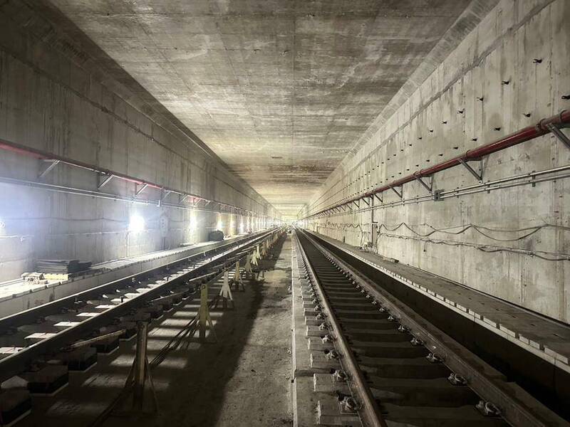 全長8.23公里!台南鐵路地下化隧道結構工程完工